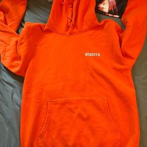 Sisters Orange Hoodie